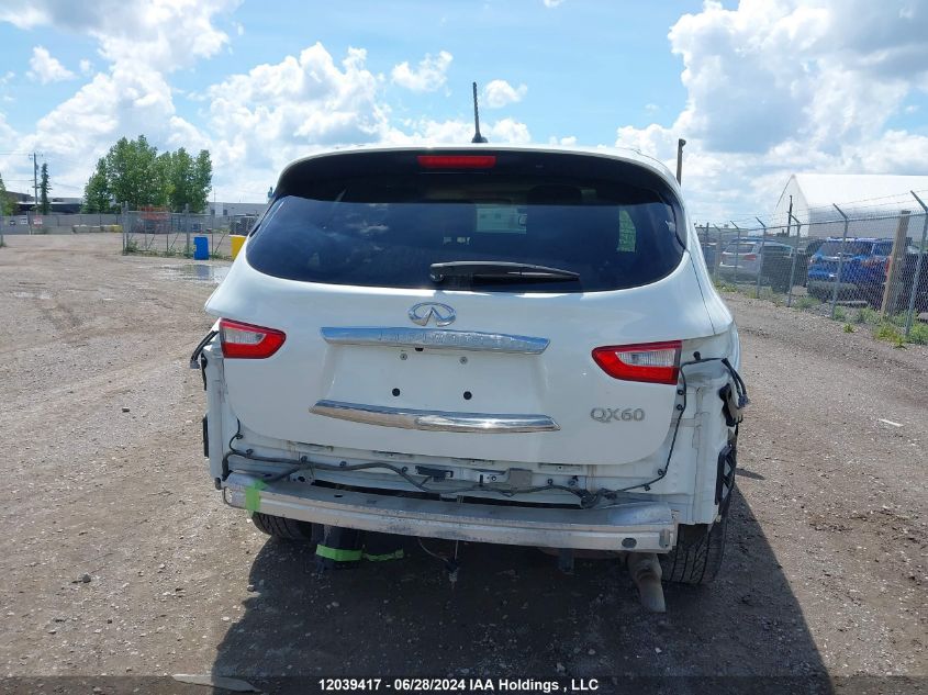 2014 Infiniti Qx60 VIN: 5N1AL0MM1EC542489 Lot: 12039417