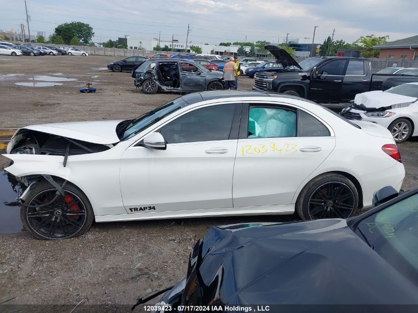 2019 Mercedes-Benz C-Class VIN: 55SWF8EB8KU317416 Lot: 12039423