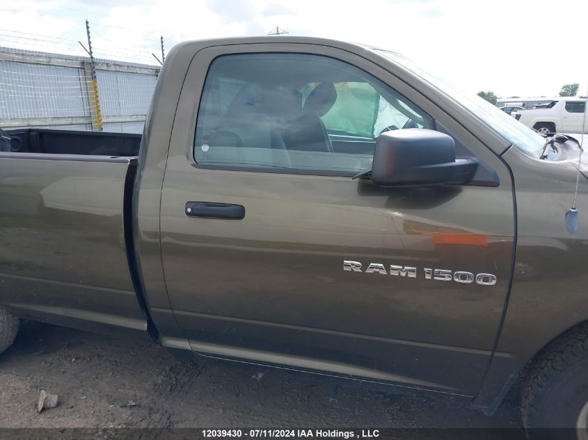 2012 Ram 1500 St VIN: 3C6JD6DP2CG126953 Lot: 12039430