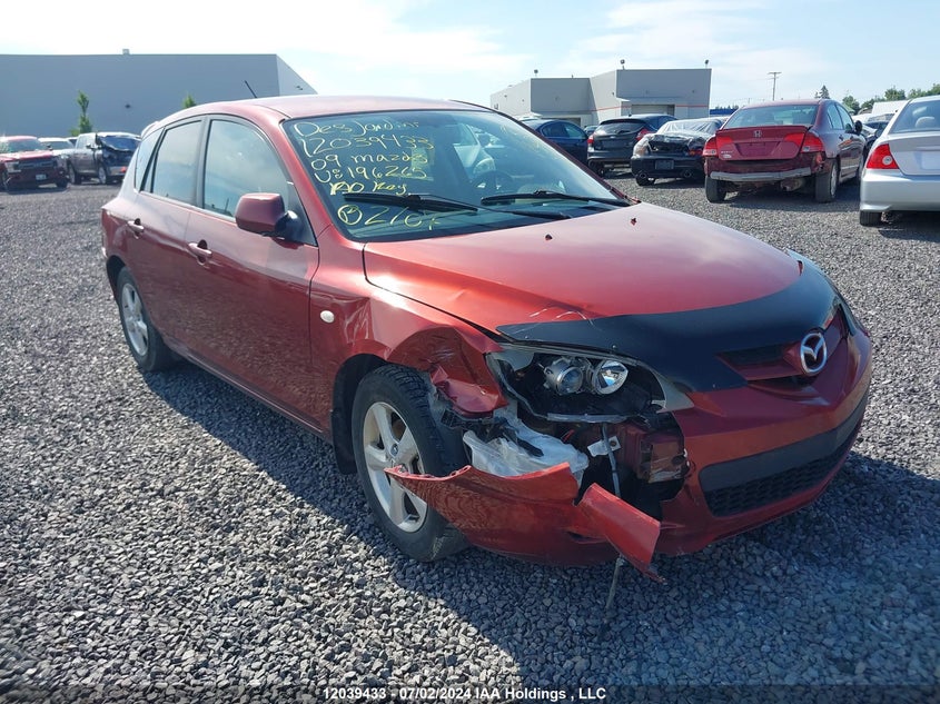 2009 Mazda 3 I VIN: JM1BK34F191196265 Lot: 12039433