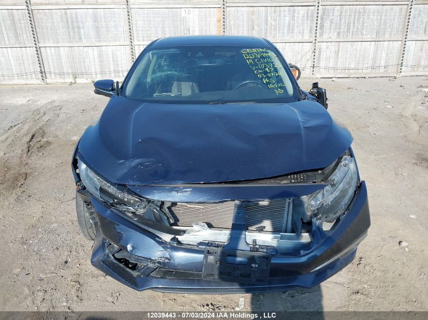 2019 Honda Civic Sedan VIN: 2HGFC1F92KH103725 Lot: 12039443