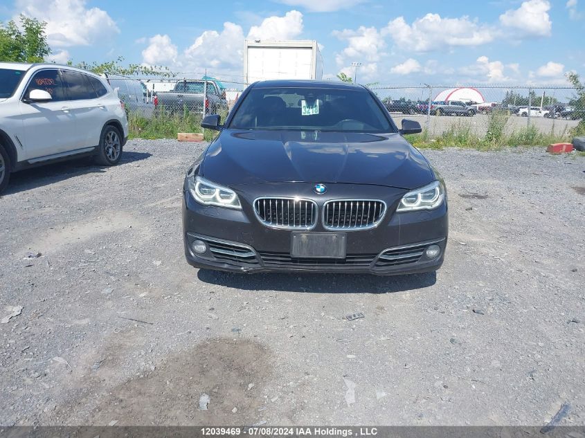 2015 BMW 5 Series VIN: WBAFV3C5XFD686907 Lot: 12039469