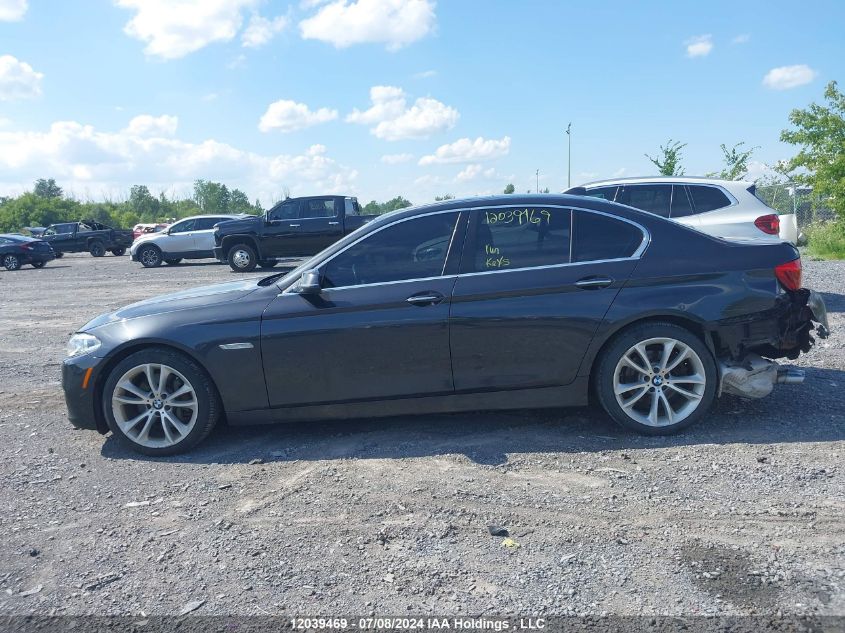2015 BMW 5 Series VIN: WBAFV3C5XFD686907 Lot: 12039469