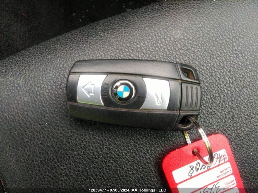 2011 BMW 3 Series VIN: WBAPG7G53BNM68408 Lot: 12039477