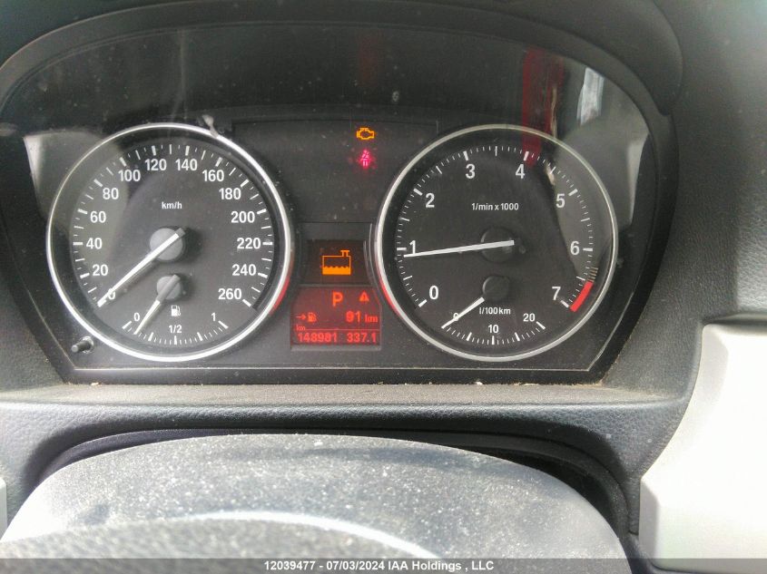 2011 BMW 3 Series VIN: WBAPG7G53BNM68408 Lot: 12039477