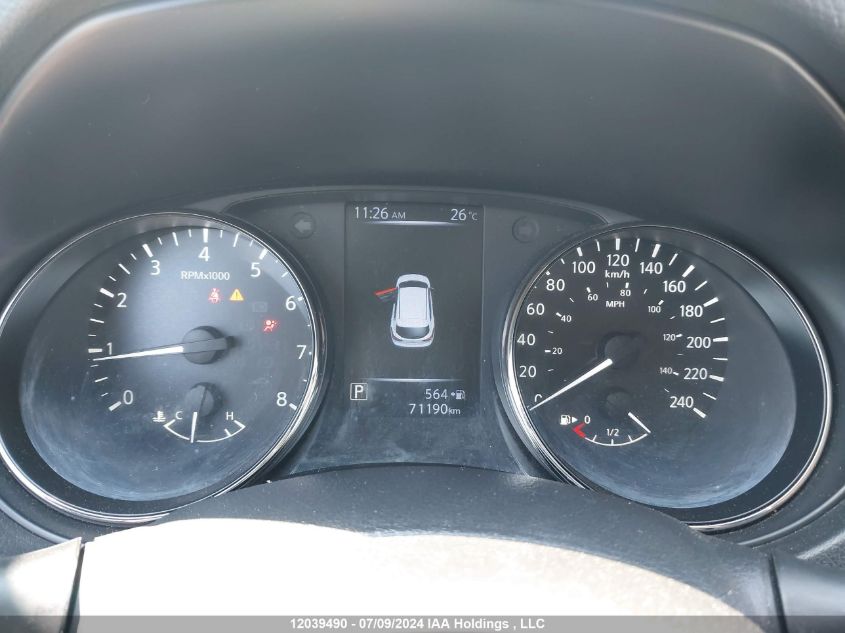 2017 Nissan Qashqai Sl VIN: JN1BJ1CR9HW137018 Lot: 12039490