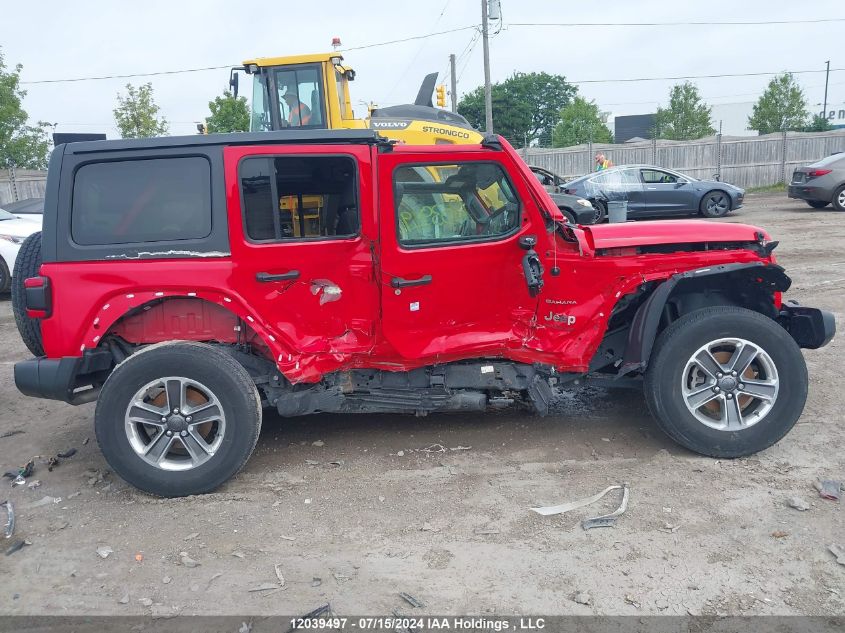 2019 Jeep Wrangler Unlimited Sahara VIN: 1C4HJXEN1KW647732 Lot: 12039497