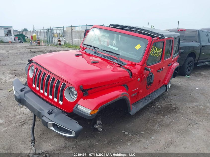 2019 Jeep Wrangler Unlimited Sahara VIN: 1C4HJXEN1KW647732 Lot: 12039497