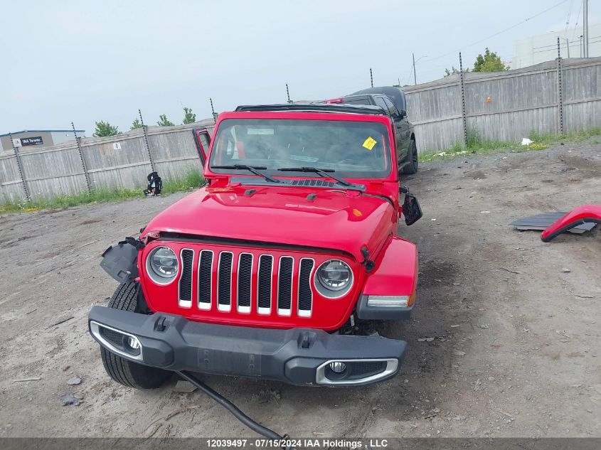 2019 Jeep Wrangler Unlimited Sahara VIN: 1C4HJXEN1KW647732 Lot: 12039497