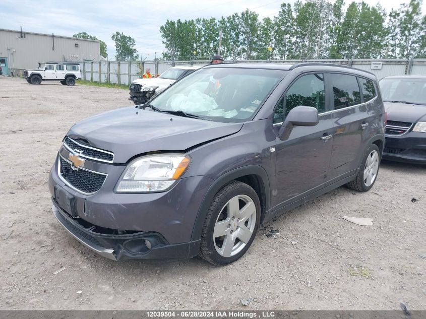 2012 Chevrolet Orlando VIN: KL77P3EM7CK563107 Lot: 12039504