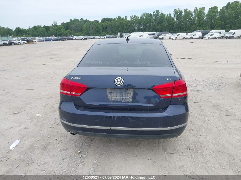 1VWBV7A39FC024006 2015 Volkswagen Passat