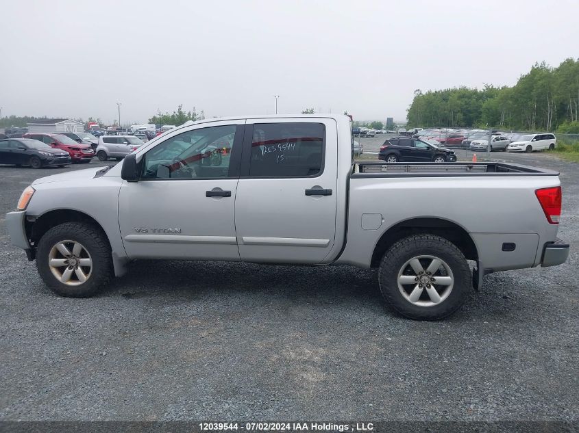 2015 Nissan Titan VIN: 1N6AA0EC8FN507967 Lot: 12039544