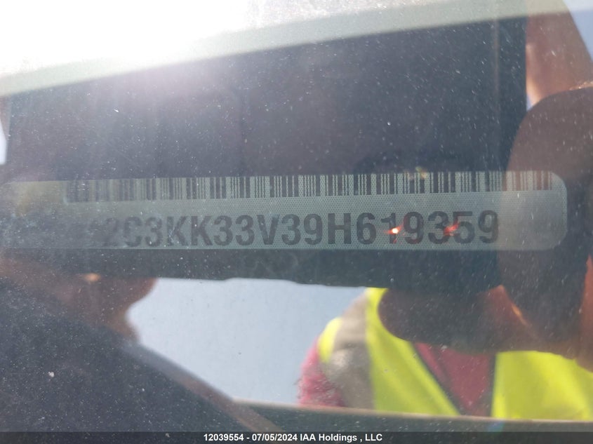 2009 Chrysler 300 Limited VIN: 2C3KK33V39H619359 Lot: 12039554