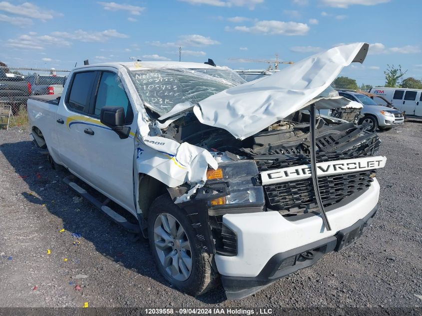 2021 Chevrolet Silverado 1500 VIN: 1GCPYBEH7MZ405453 Lot: 12039558