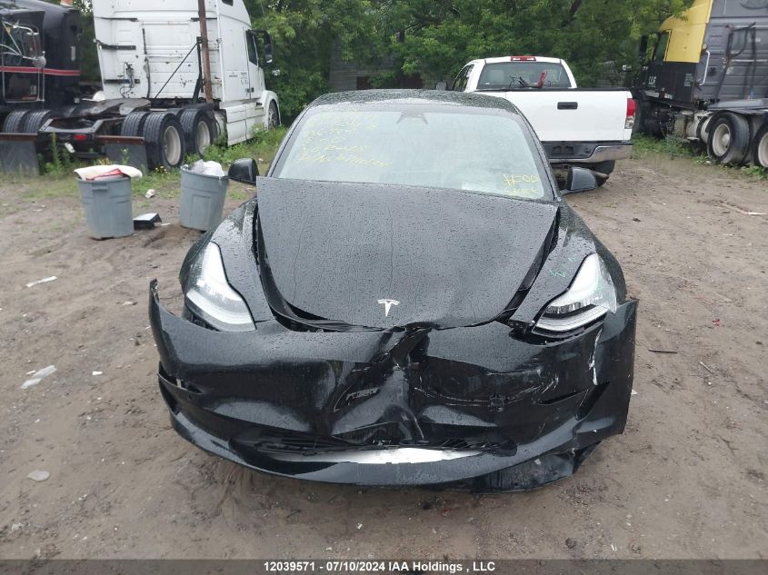 2021 Tesla Model 3 VIN: 5YJ3E1EA8MF856904 Lot: 12039571