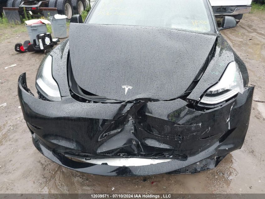 2021 Tesla Model 3 VIN: 5YJ3E1EA8MF856904 Lot: 12039571