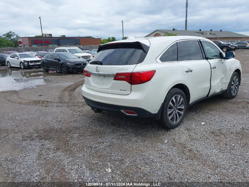 2015 Acura Mdx VIN: 5FRYD4H47FB502454 Lot: 12039574