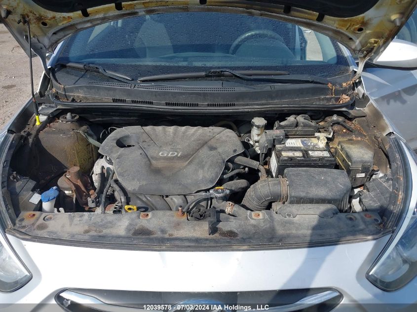 2015 Hyundai Accent VIN: KMHCT5AE2FU211595 Lot: 12039578