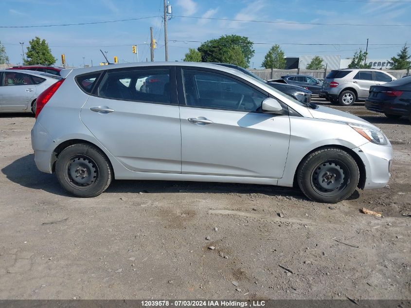 2015 Hyundai Accent VIN: KMHCT5AE2FU211595 Lot: 12039578