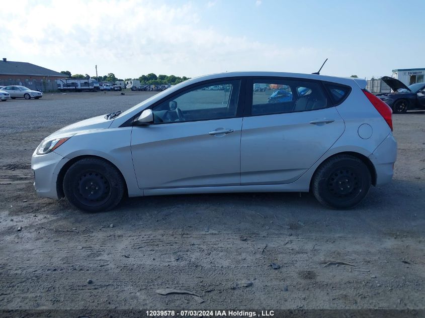 2015 Hyundai Accent VIN: KMHCT5AE2FU211595 Lot: 12039578