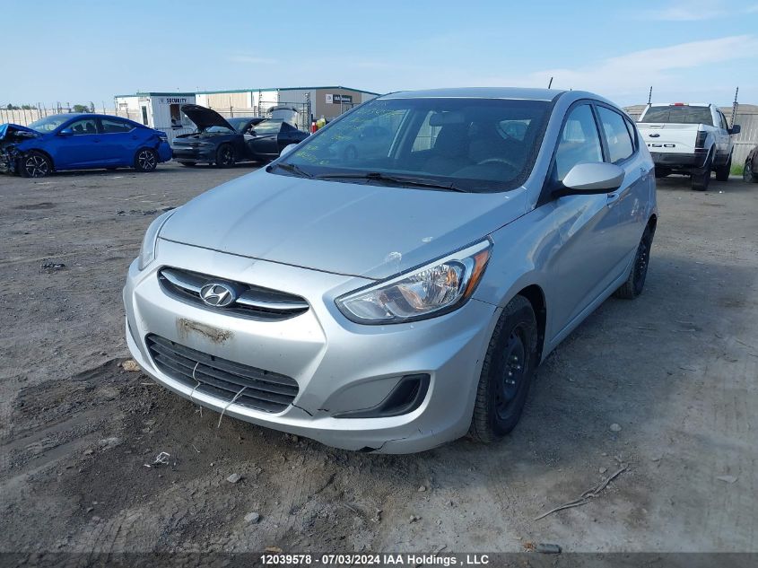 2015 Hyundai Accent VIN: KMHCT5AE2FU211595 Lot: 12039578