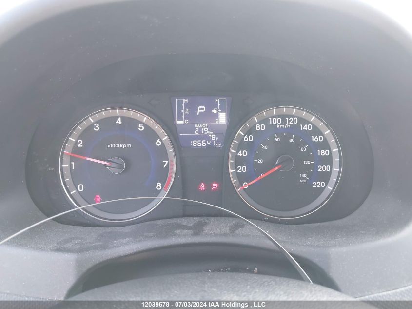 2015 Hyundai Accent VIN: KMHCT5AE2FU211595 Lot: 12039578