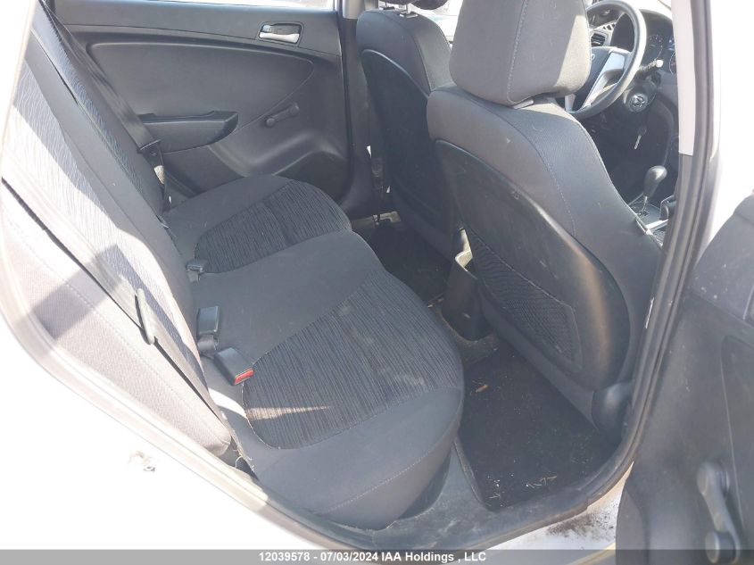 2015 Hyundai Accent VIN: KMHCT5AE2FU211595 Lot: 12039578