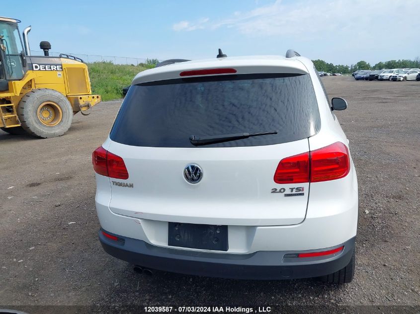 2013 Volkswagen Tiguan VIN: WVGJV3AX4DW562968 Lot: 12039587