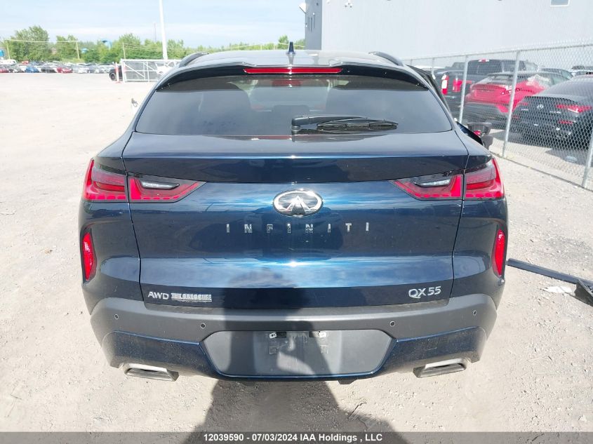 2022 Infiniti Qx55 VIN: 3PCAJ5J36NF104251 Lot: 12039590