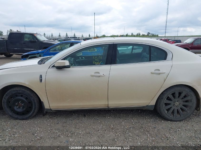 2009 Lincoln Mks VIN: 1LNHM94R69G625989 Lot: 12039591