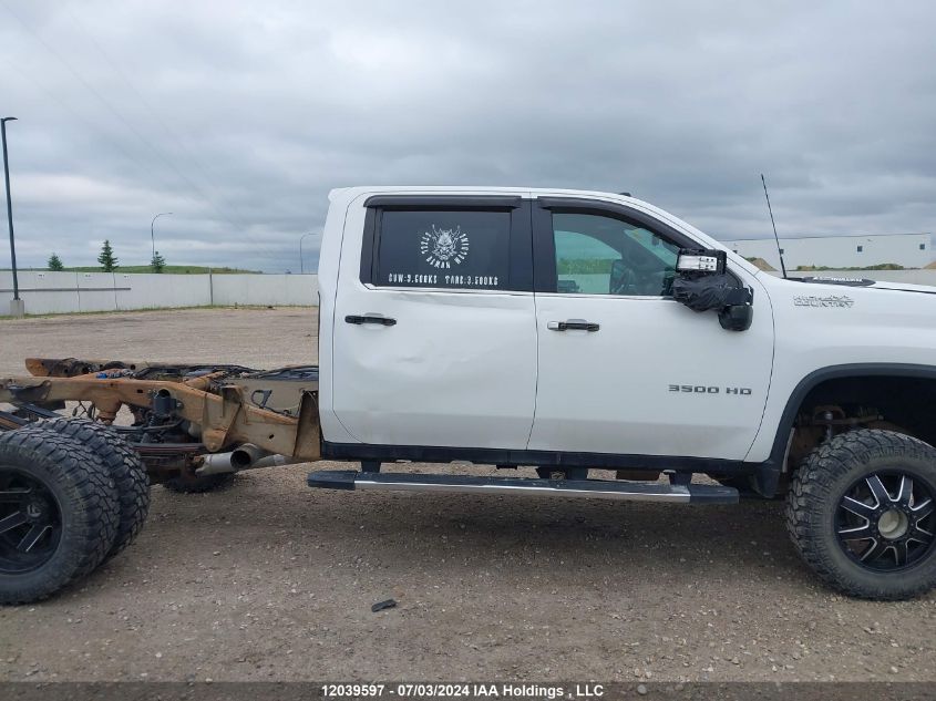 2021 Chevrolet Silverado K3500 High Country VIN: 1GC4YVEY2MF148191 Lot: 12039597