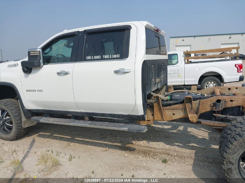 2021 Chevrolet Silverado K3500 High Country VIN: 1GC4YVEY2MF148191 Lot: 12039597