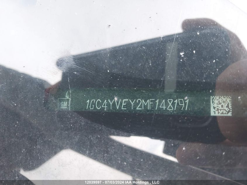 2021 Chevrolet Silverado K3500 High Country VIN: 1GC4YVEY2MF148191 Lot: 12039597