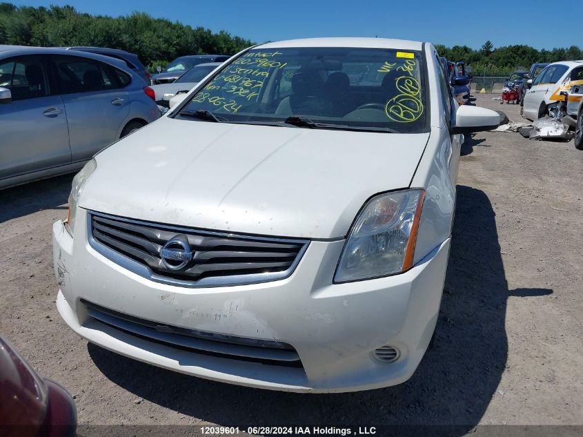 2011 Nissan Sentra VIN: 3N1AB6AP2BL681767 Lot: 12039601