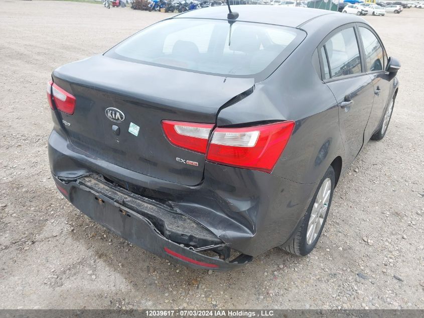 2013 Kia Rio VIN: KNADN4A33D6216475 Lot: 12039617