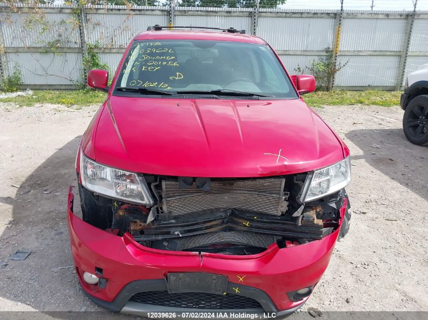 2014 Dodge Journey Sxt VIN: 3C4PDCCG4ET201956 Lot: 12039626