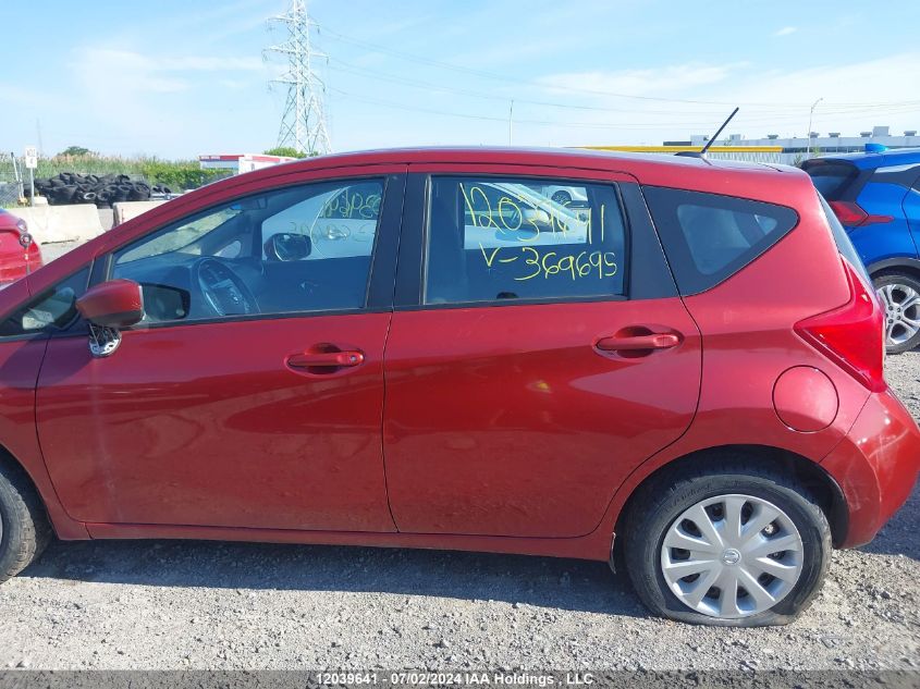 2016 Nissan Versa Note VIN: 3N1CE2CP3GL369695 Lot: 12039641