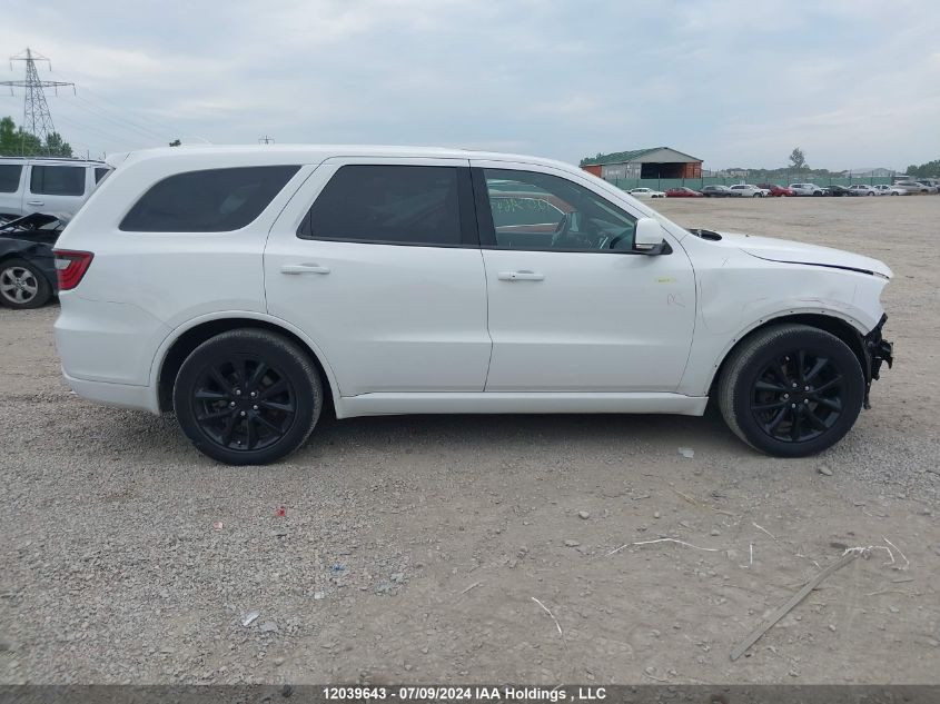 2017 Dodge Durango R/T VIN: 1C4SDJCT4HC870787 Lot: 12039643