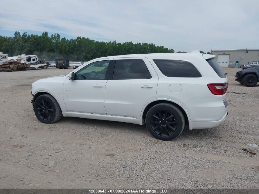 2017 Dodge Durango R/T VIN: 1C4SDJCT4HC870787 Lot: 12039643