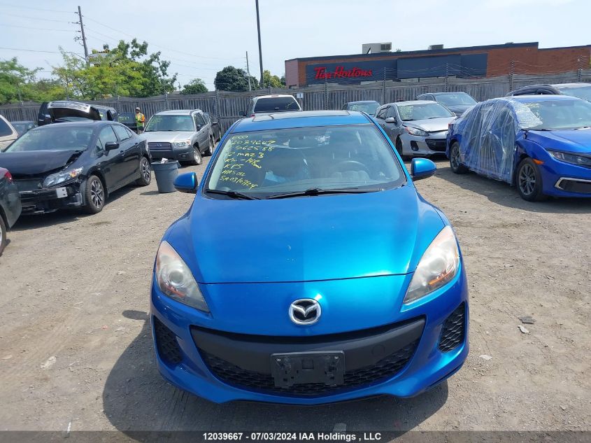 2012 Mazda Mazda3 VIN: JM1BL1KFXC1562588 Lot: 12039667