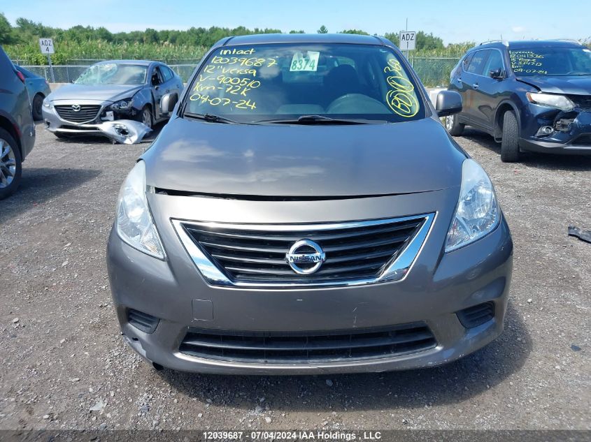 2012 Nissan Versa VIN: 3N1CN7AP0CL900510 Lot: 12039687