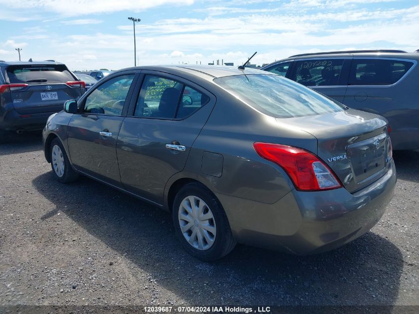 2012 Nissan Versa VIN: 3N1CN7AP0CL900510 Lot: 12039687