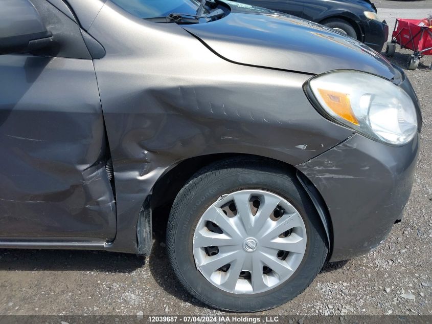 2012 Nissan Versa VIN: 3N1CN7AP0CL900510 Lot: 12039687