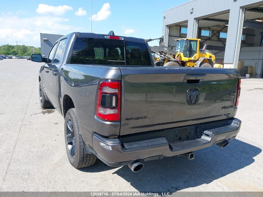 2022 Ram 1500 Sport VIN: 1C6SRFVT0NN437745 Lot: 12039716