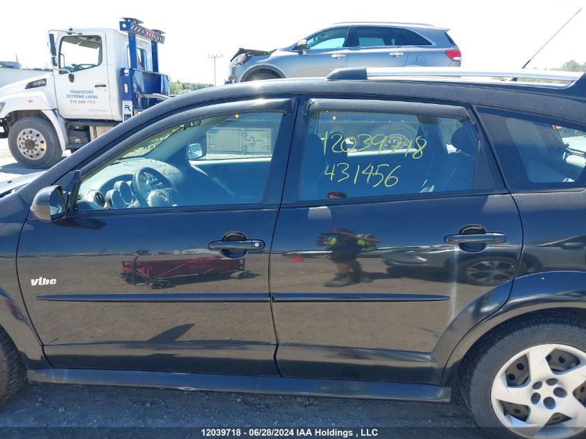 2006 Pontiac Vibe VIN: 5Y2SL65876Z431456 Lot: 12039718