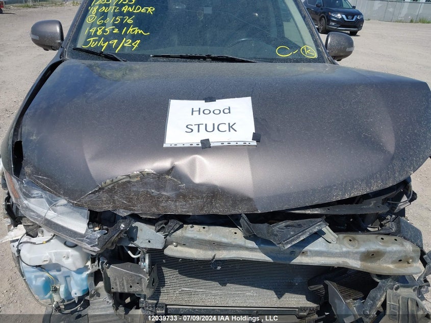 2018 Mitsubishi Outlander Gt VIN: JA4JZ4AX4JZ601576 Lot: 12039733