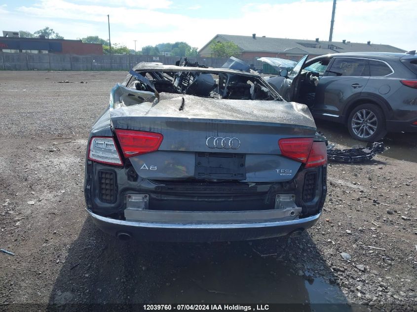 2014 Audi A8 VIN: WAUAGAFD2EN011086 Lot: 12039760