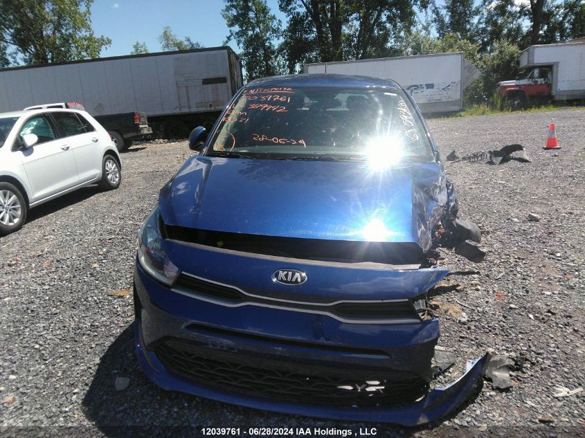 2021 Kia Rio 5-Door VIN: 3KPA25AD7ME389942 Lot: 12039761