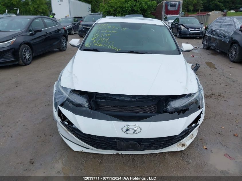 2021 Hyundai Elantra Preferred Ivt With Sun And Tech Package VIN: KMHLM4AGXMU196379 Lot: 12039771
