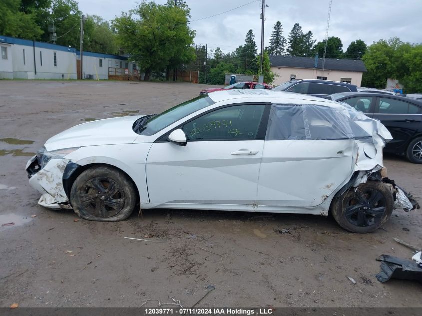 2021 Hyundai Elantra Preferred Ivt With Sun And Tech Package VIN: KMHLM4AGXMU196379 Lot: 12039771